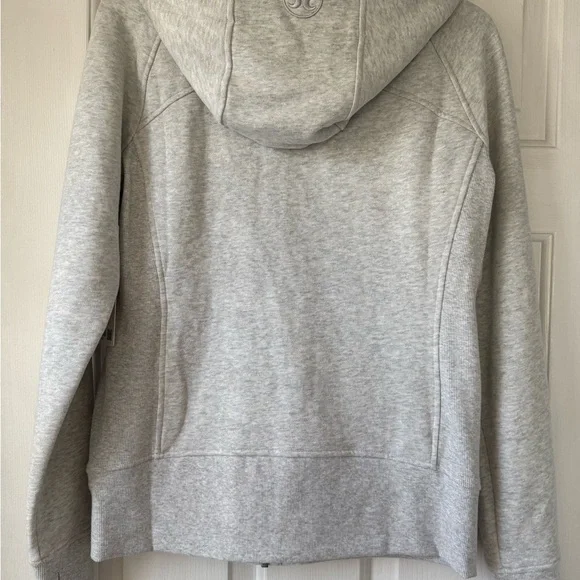 Lululemon Scuba Hoodie Jacket Light Grey NWT - Picture 3 of 4